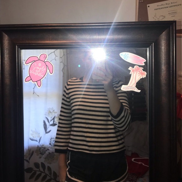 black and white striped sweater - Picture 3 of 3